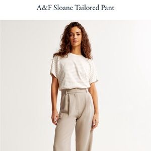 Curve Love A&F Sloane Tailored Pant